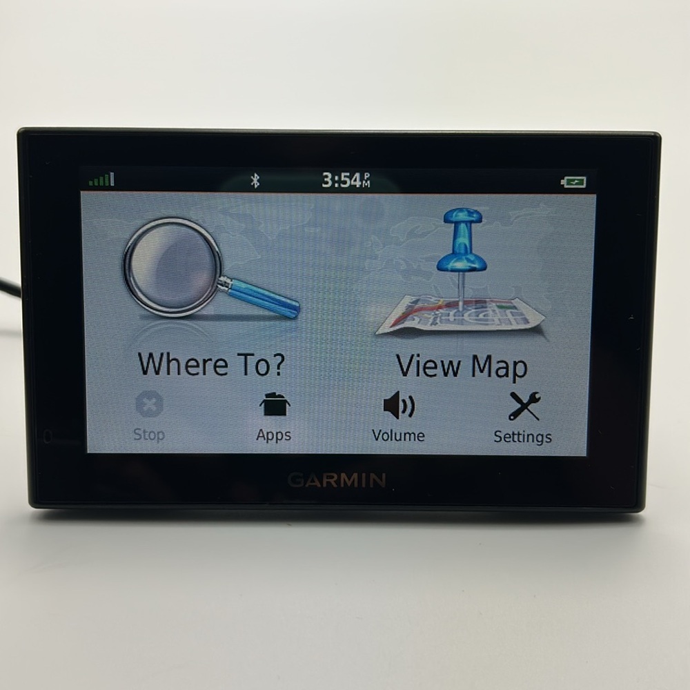 Garmin Nuvi 2555 Black GPS Navigator Widescreen Display Suction Mount Works